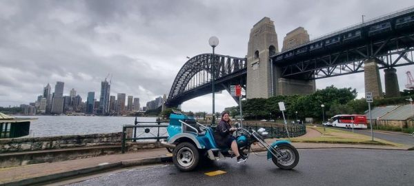 Wild ride australia harbour bridge trike tour motorcycle tour