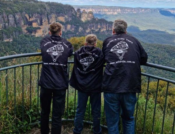 Wild ride australia blue mountains three sisters trike tour motorcycle tour brides vale