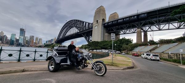 Wild ride australia trike tour sydney harbour bridge motorcycle tour