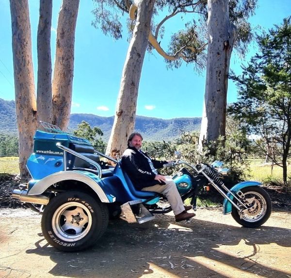 Wild ride australia trike tour motorcycle tour blue mountains sydney katoomba