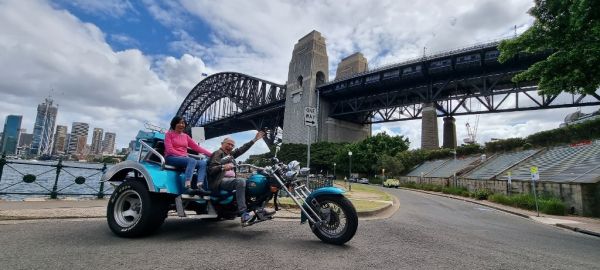 Wild ride australia sydney trike tour motorcycle tour harbour bridge