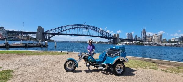 Wild ride australia sydney trike tour harbour bridge motorcycle tour