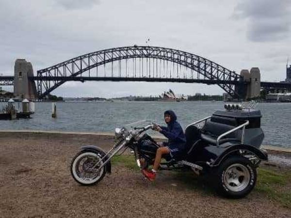 Wild ride sydney sights trike tour harbour bridge