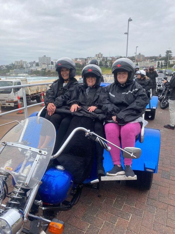 Wild ride australia motorcycle tour sydney bondi harbour bridge trike